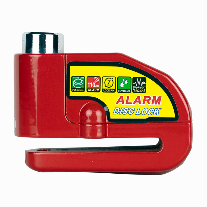 110dB alarm Disc lock Red