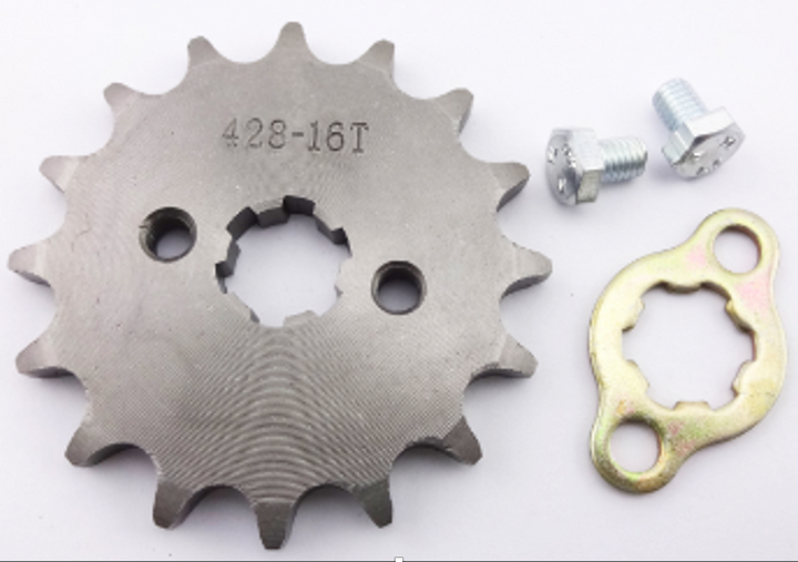 SS125 - Top Speed Gearing - 16T 428 17MM Front Sprocket