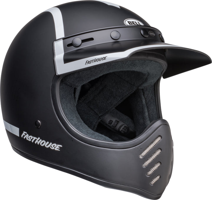 BELL MOTO-3 FASTHOUSE OLD ROAD M/G BLK/WHT