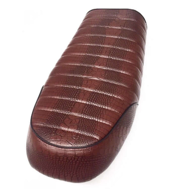 CAFE RACER - Flat Seat - Brown Crocodile - MOD REQUIRED