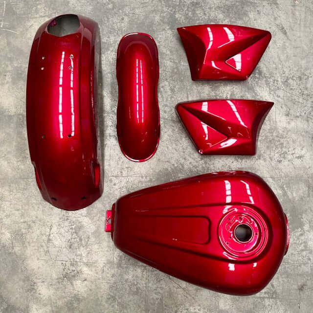 Cruiser Colour Kit Red - Fender, Tank & Sides